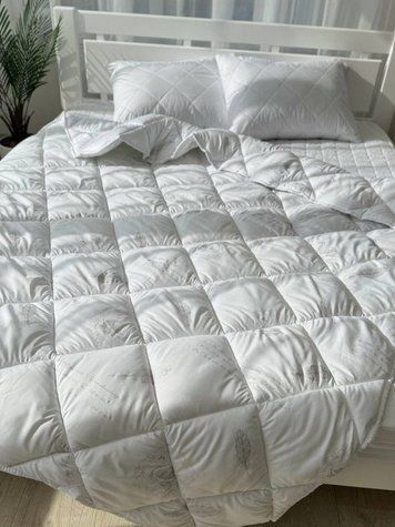 Одеяло всесезонное &laquo;Эко-пух&raquo; &mdash; микрофибра, лёгкое, гипоаллергенное BLANKET-ECO-DOWN-MICROFIBER фото