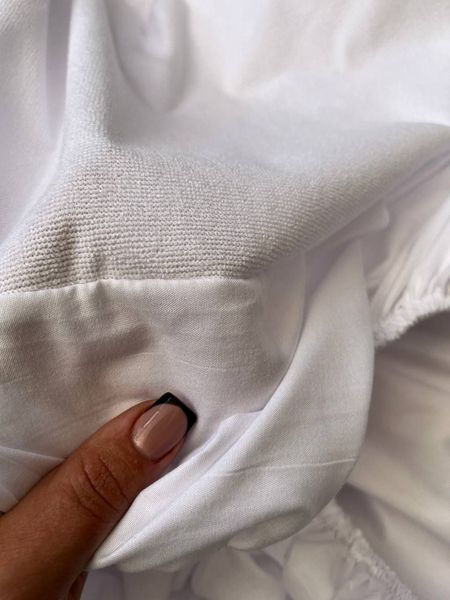 Водонепроникаючий наматрацник АКВАСТОП &mdash; махра, 100% бавовна, мембрана MATTRESS-PAD-AQUASTOP фото