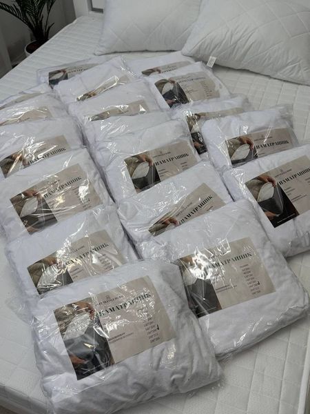 Водонепроникаючий наматрацник АКВАСТОП &mdash; махра, 100% бавовна, мембрана MATTRESS-PAD-AQUASTOP фото