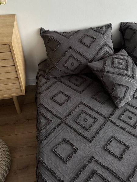 Покривало у скандинавському стилі, колір графіт, Туреччина SCANDI-GRAPHITE фото