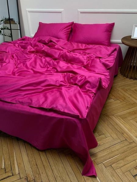 Комплект постільної білизни Сатин Premium &mdash; 100% бавовна Туреччина &mdash; Фуксія SATIN-FUKSIYA фото