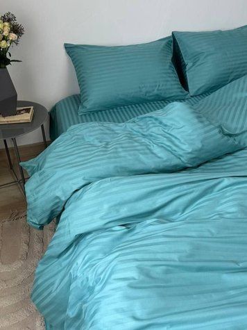 Комплект постільної білизни Страйп-сатин &mdash; 100% бавовна &mdash; Тіфани STRIPE-SATIN-TIFANI фото