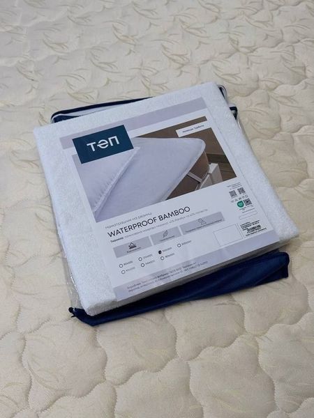 Наматрацник аквастоп на гумках (ТЕП) &mdash; бамбукова тканина, водонепроникний MATTRESS-PAD-AQUASTOP-TEP фото