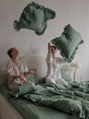 Комплект постельного белья Варёный хлопок &mdash; 100% хлопок Soft Collection &mdash; Зелёный чай BOILED-COTTON-ZELENYI-CHAI-A фото