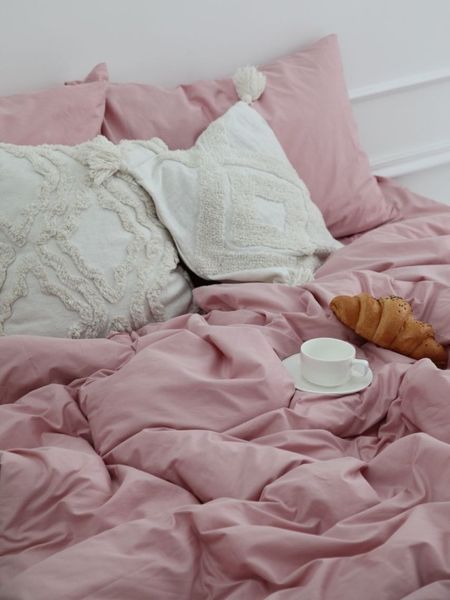 Комплект постельного белья Сатин Soft Collection &bull; 100% хлопок &bull; Розовый SATIN-SOFT-ROZHEVYI-A фото