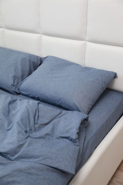 Комплект постельного белья Варёный хлопок &bull; 100% хлопок Soft Collection &bull; Джинс BOILED-COTTON-DZHYNS-A фото