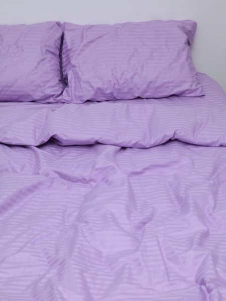 Комплект постільної білизни Страйп-сатин &bull; 100% бавовна &bull; Лаванда 3 STRIPE-SATIN-LAVANDA-3-A фото