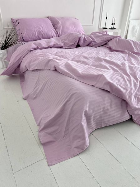 Комплект постельного белья Страйп-сатин &bull; 100% хлопок &bull; Лаванда STRIPE-SATIN-LAVANDA фото