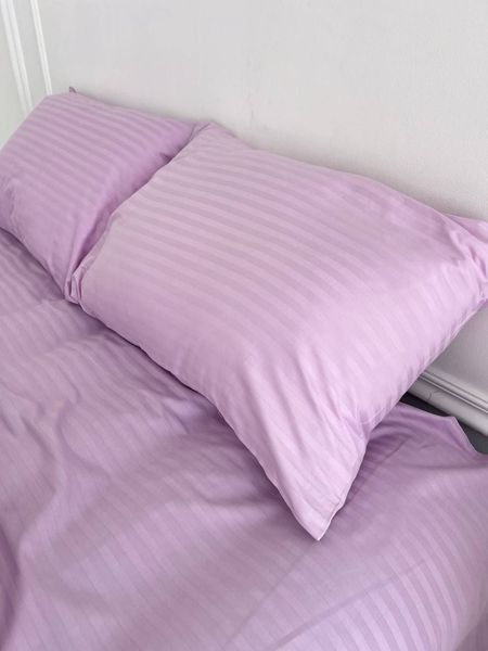 Комплект постельного белья Страйп-сатин &bull; 100% хлопок &bull; Лаванда STRIPE-SATIN-LAVANDA фото