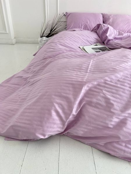 Комплект постільної білизни Страйп-сатин &bull; 100% бавовна &bull; Лаванда STRIPE-SATIN-LAVANDA фото