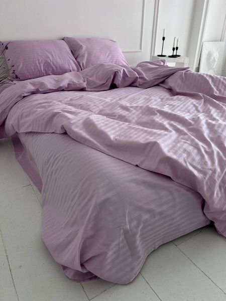 Комплект постельного белья Страйп-сатин &bull; 100% хлопок &bull; Лаванда STRIPE-SATIN-LAVANDA фото