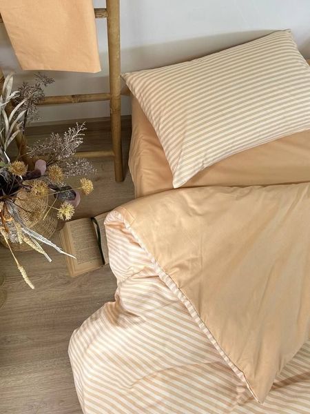 Комплект постільної білизни Бязь Gold Lux &bull; 100% бавовна &bull; Піщана смужка BYAZ-GOLD-PISHCHANA-SMUZHKA фото