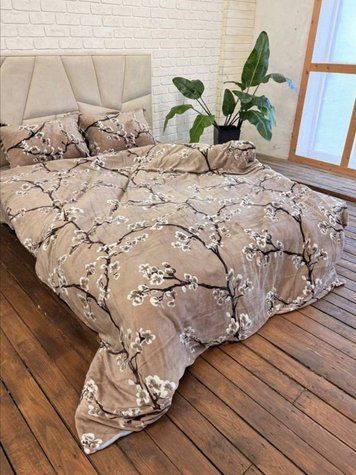 Комплект плюшевої постільної білизни, Бархатна гілка PLUSH-BARKHATNA-VETKA фото