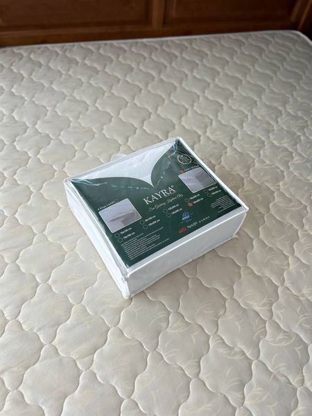 Наматрацник стьобаний водонепроникний kayra &mdash; бавовна, мембрана, Туреччина MATTRESS-PAD-QUILTED-KAYRA фото