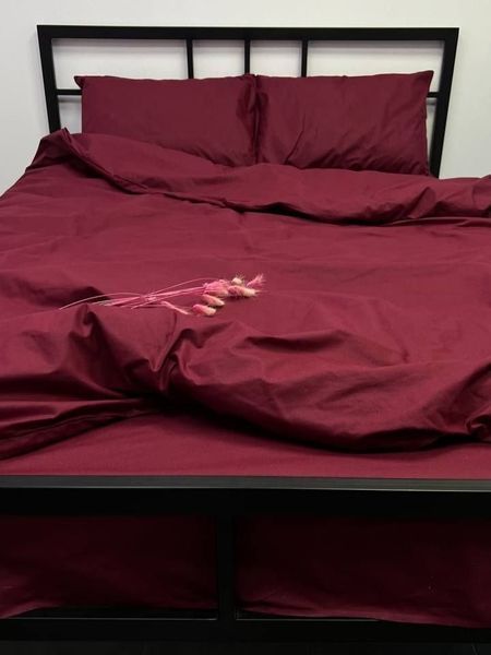 Комплект постільної білизни Бязь Gold Lux &bull; 100% бавовна &bull; Бордо BYAZ-GOLD-BORDO-2 фото