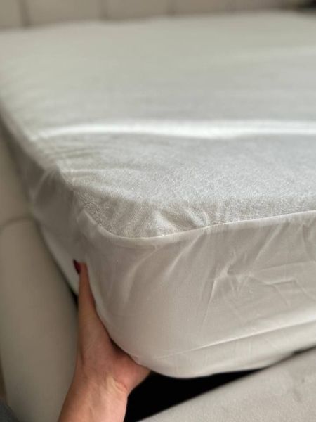 Наматрасник Аквастоп &mdash; махровый, с мембраной, Украина MATTRESS-PAD-AQUASTOP-KHMELNYTSKYI фото