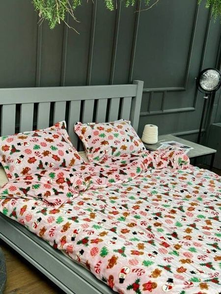 Дитячий комплект плюшевої постільної білизни, Солодке свято PLUSH-KIDS-SWEET-HOLIDAY фото