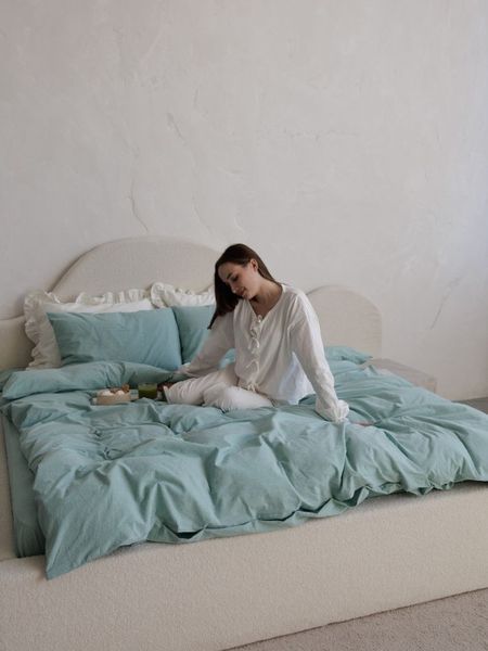 Комплект постільної білизни Варена бавовна &bull; 100% бавовна Soft Collection &bull; Ментол BOILED-COTTON-MENTOL-A фото