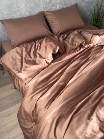 Комплект постельного белья Сатин Premium &mdash; 100% хлопок Турция &mdash; Мокко SATIN-MOKKO фото