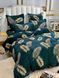 Комплект плюшевої постільної білизни з 4 наволочками &laquo;Emerald & Gold&raquo; &bull; Євро PLUSH-EMERALD-GOLD-4P фото 3