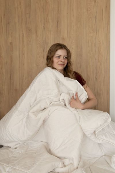Одеяло всесезонное ELITE WARM &mdash; 70% хлопок, 30% холлофайбер, 300 г/м&sup2; ELITE-WARM-COTTON фото