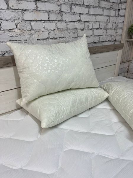 Подушка холофайбер &mdash; стеганый тик, полностью обшитая, 100% хлопок PILLOW-HOLOFAIBER-50x70 фото