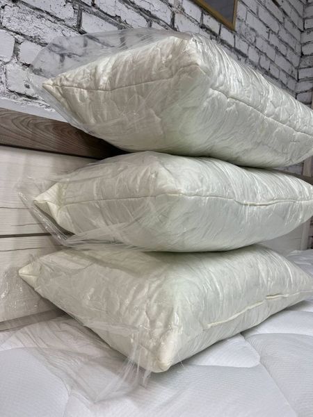 Подушка холофайбер &mdash; стеганый тик, полностью обшитая, 100% хлопок PILLOW-HOLOFAIBER-50x70 фото