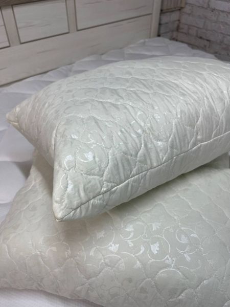 Подушка холофайбер &mdash; стеганый тик, полностью обшитая, 100% хлопок PILLOW-HOLOFAIBER-50x70 фото