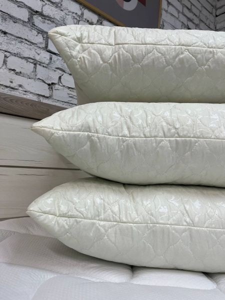 Подушка холофайбер &mdash; стеганый тик, полностью обшитая, 100% хлопок PILLOW-HOLOFAIBER-50x70 фото