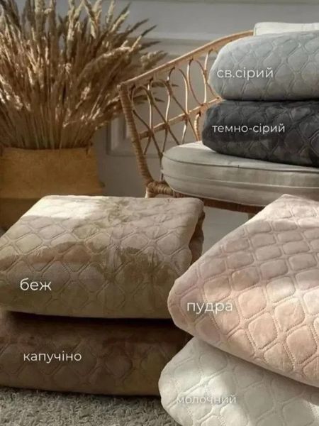 Велюрове покривало ТЕП &mdash; преміальне, двостороннє (варіант 5) BLANKET-VELOUR-TEP-5 фото