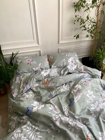 Комплект постельного белья Бязь Gold Lux &mdash; 100% хлопок &mdash; Ранкові квіти BYAZ-GOLD-RANKOVI-KVITY фото