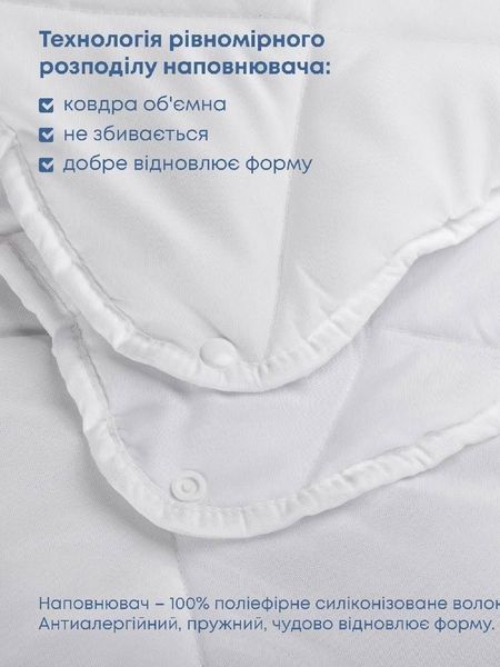 Ковдра 4 СЕЗОНИ на кнопках (ТЕП) &bull; 2 в 1: літня та тепла ковдра BLANKET-4SEASONS-TEP фото